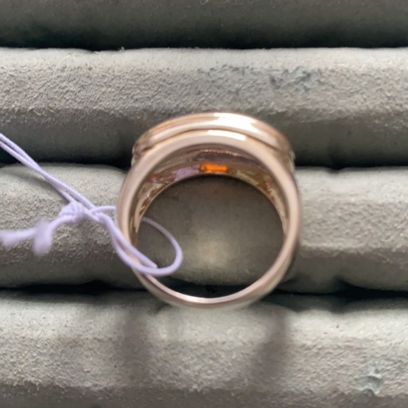 Genuine multi Jade ring - Picture 3 of 3